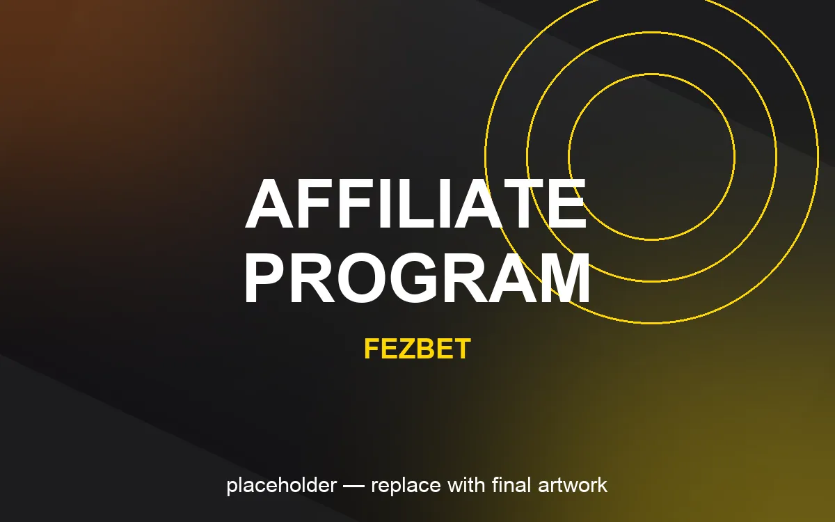 Panel programu partnerskiego FezBet