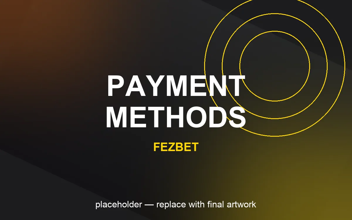 Metody płatności FezBet: BLIK, Przelewy24, Visa, Mastercard, Skrill, Neteller